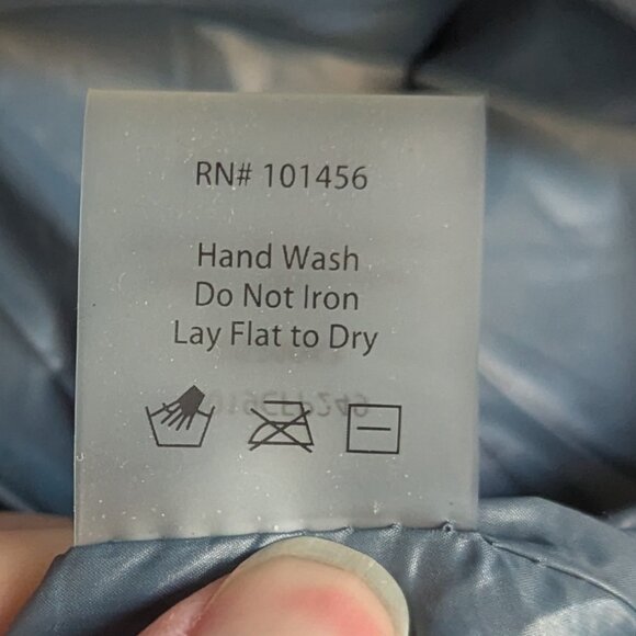 Universal Standard Kanda Puffer Coat - M - Blue Storm - Picture 5 of 7